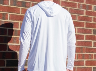 White Lightweight Sun Protection Hoodie - Gtechniq Marine